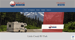 Desktop Screenshot of littlecreekrvpark.com